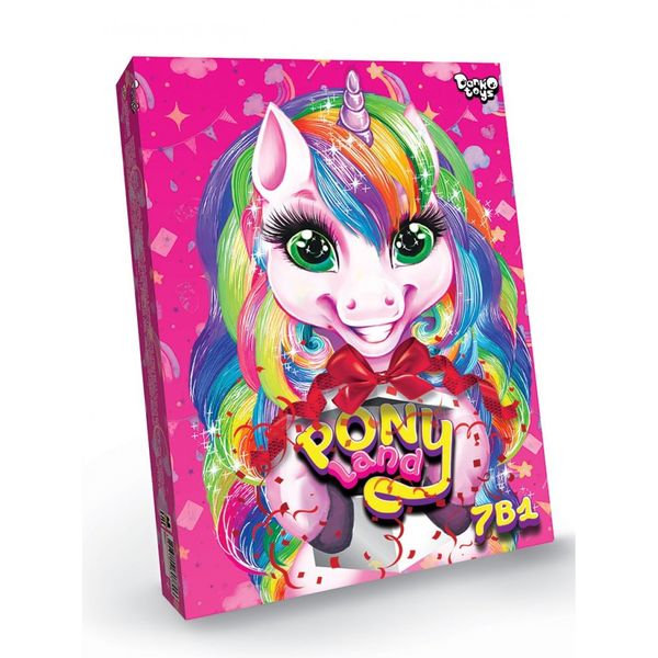 

Креативна творчість "Pony Land 7 в 1" Danko Toys (PL-01-01U)