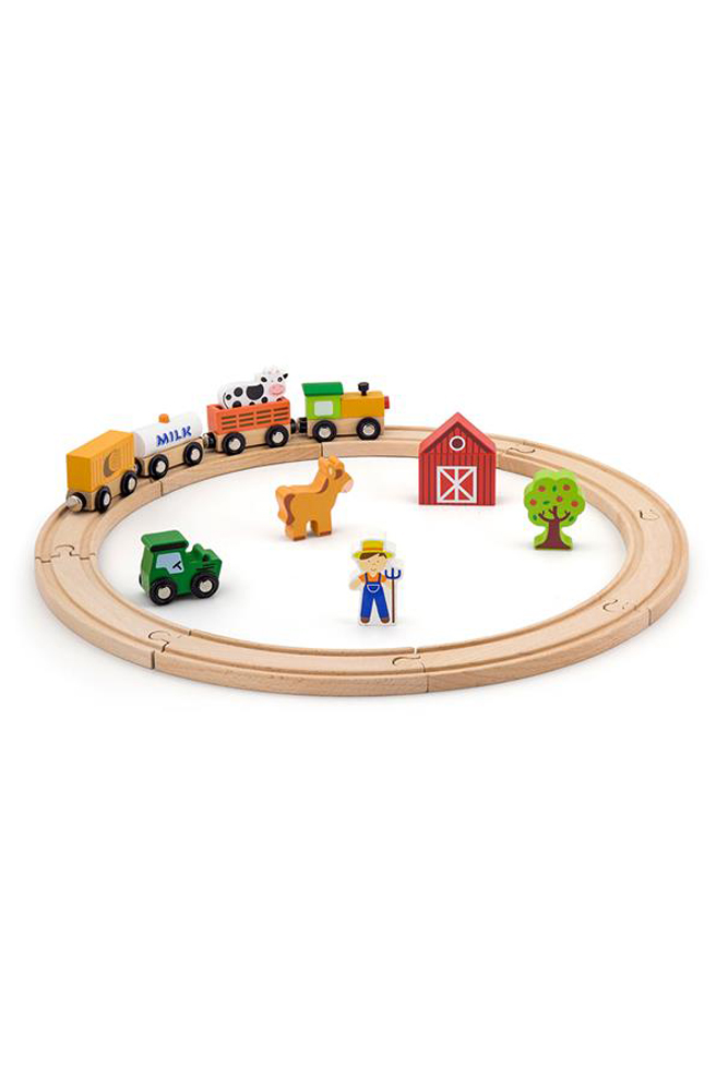 

Ігровий набір "Залізниця" Viga Toys різнокольоровий (51615)