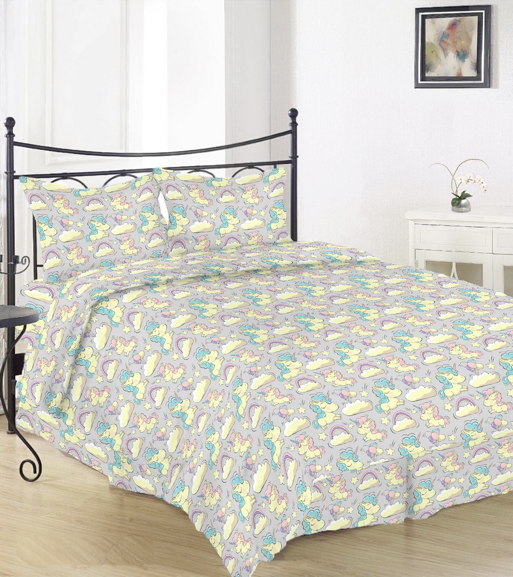 

Комплект Детского постельного белья Moka Textile Бязь Единорожки 100х145см