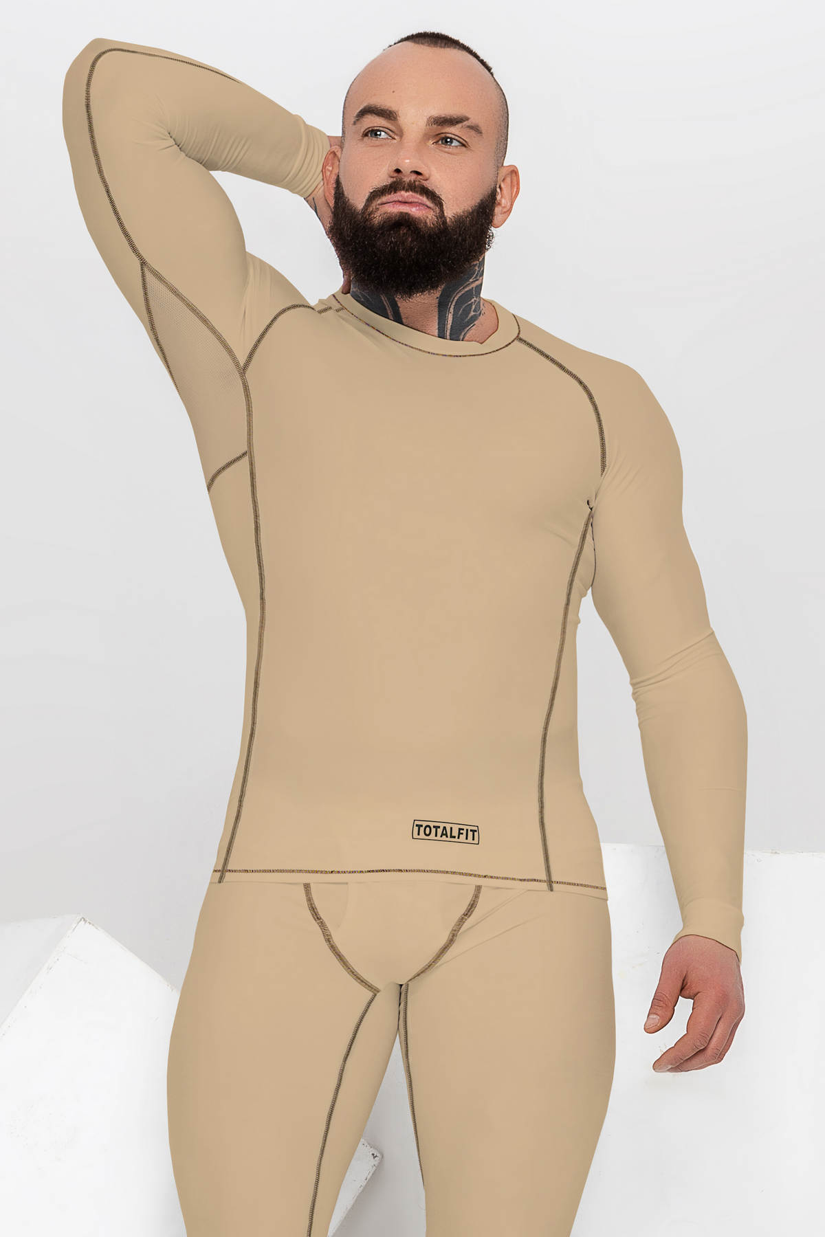 

Мужская термофутболка Totalfit CARPATHIAN TMR7-S32  Бежевый, Мужская термофутболка Totalfit CARPATHIAN TMR7-S32 M Бежевый