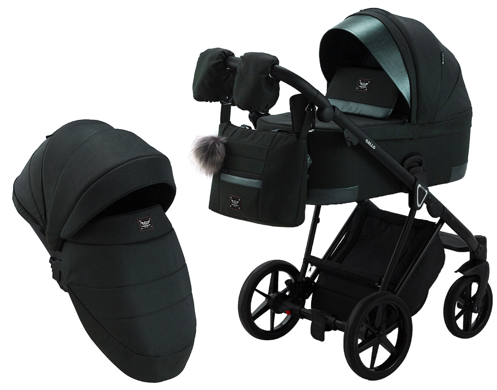 

Коляска 2 в 1 Adamex Gallo Thermo GA-6 amazon green