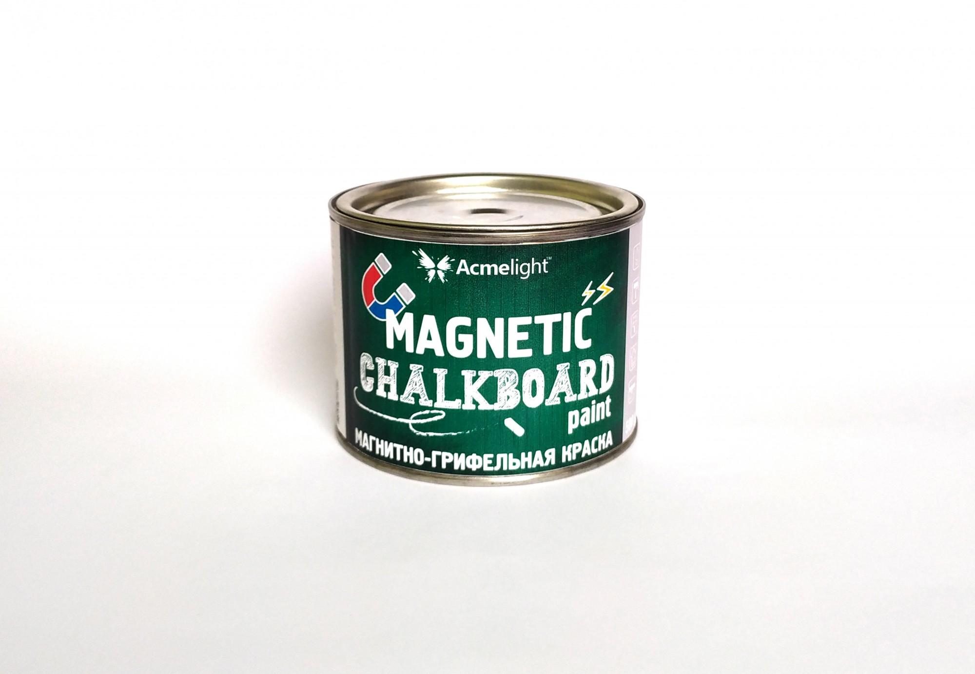 

Магнитно-грифельная краска Acmelight, 500 г, серый цвет