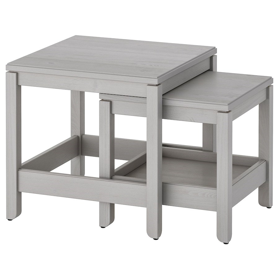

Комплект журнальних столиків IKEA HAVSTA сірі (504.142.10)