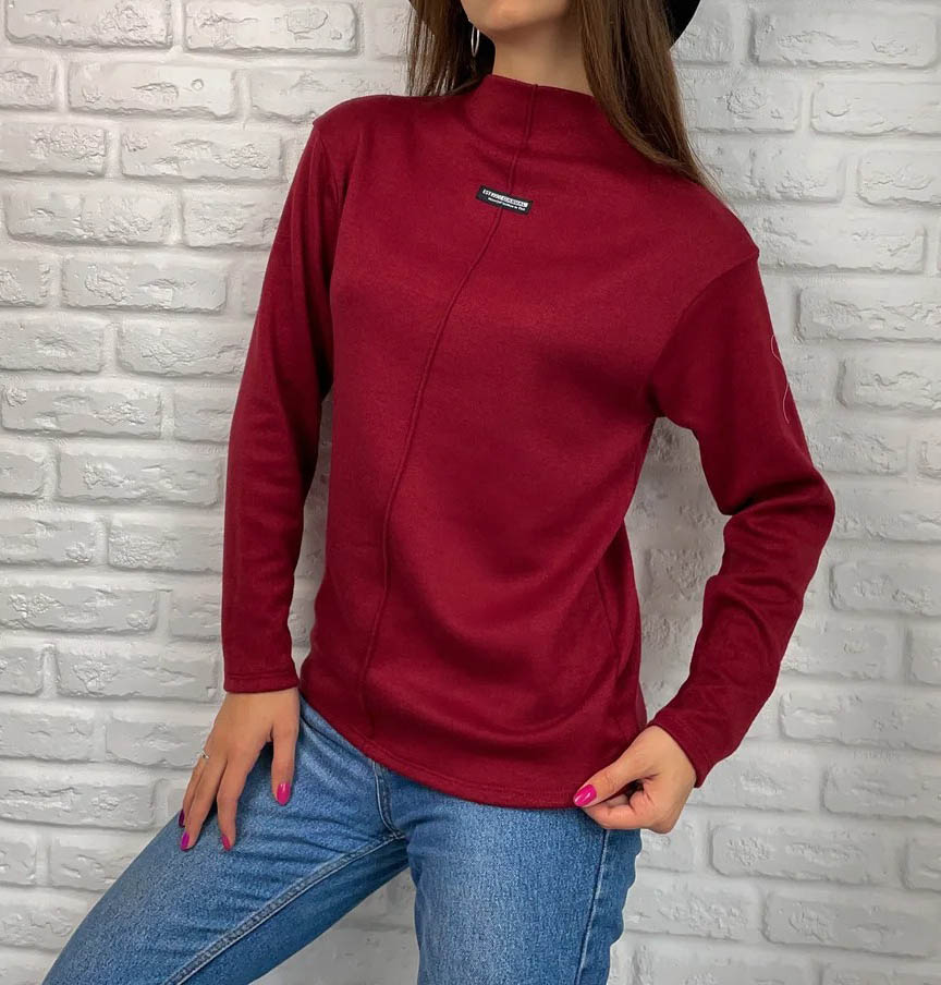 

Fashions • Женская кофта Casual Fashions - бордовый (4843-фг, Fashions • Женская кофта Casual Fashions 42-44 бордовый (4843-фг)
