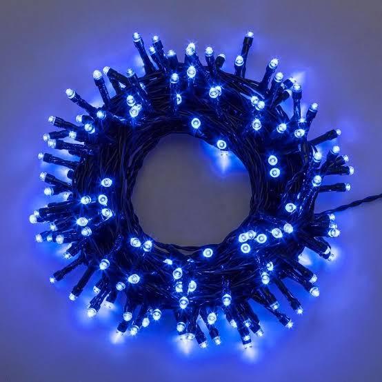 

Гирлянда нить на зеленом проводе 600 LED ламп 40 метров Garland G-802 Синий (atlan-14141)
