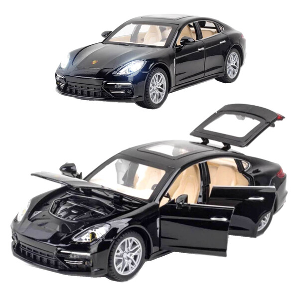 

Машинка коллекционная ТК Union Group Porsche Panamera металлическая моделька игрушка открываются двери 1:24 Черный (7873543)