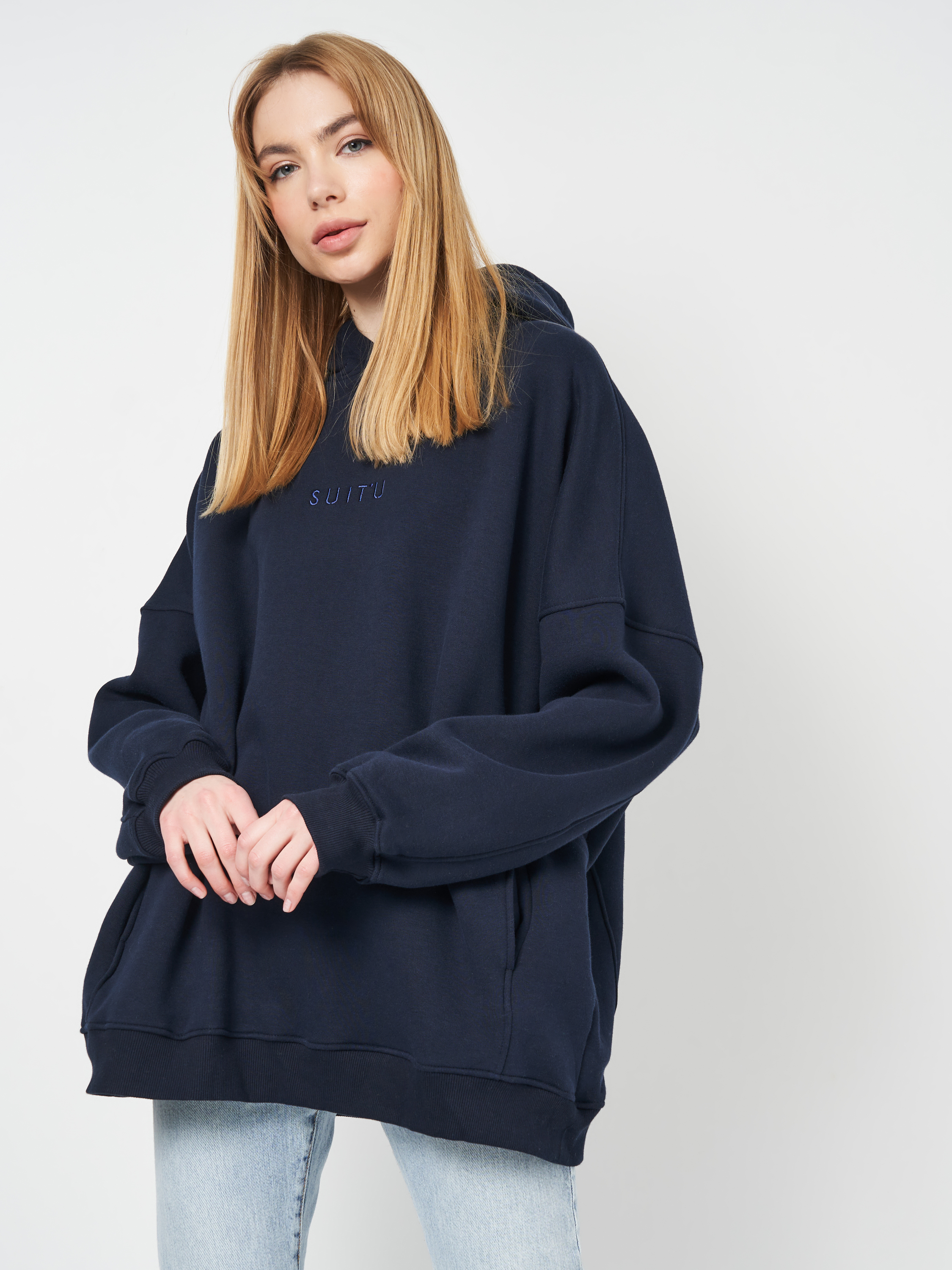 

Худи Suit'u XAZ298611ANCO  Темно-синее, Худи Suit'u XAZ298611ANCO One Size Темно-синее