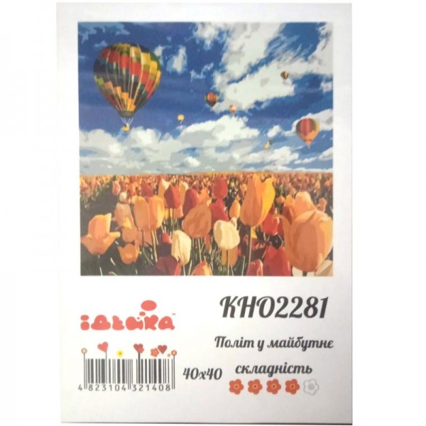 

Набор для росписи по номерам "Полет в будущее", 40х40 см ID-KHO2281