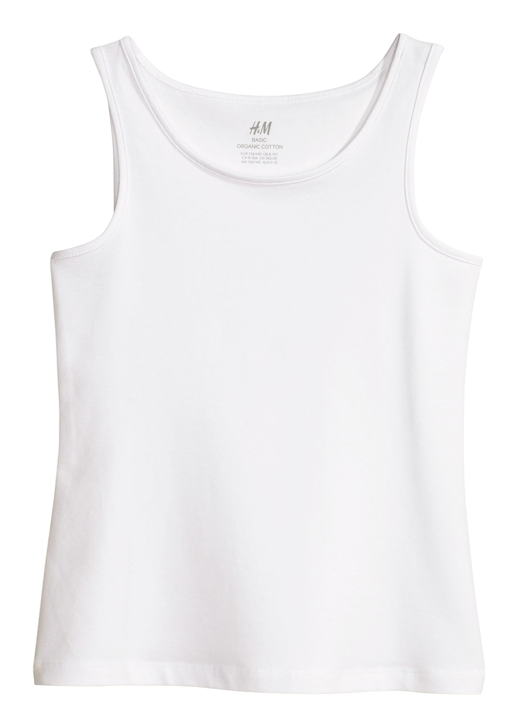 

Майка H&M 134 140см белый 40344874034488