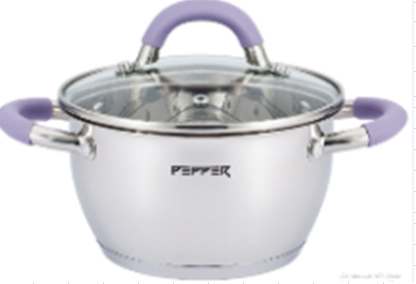 

Кастрюля 2,3 л Pepper Purple Iris PR-1107-18