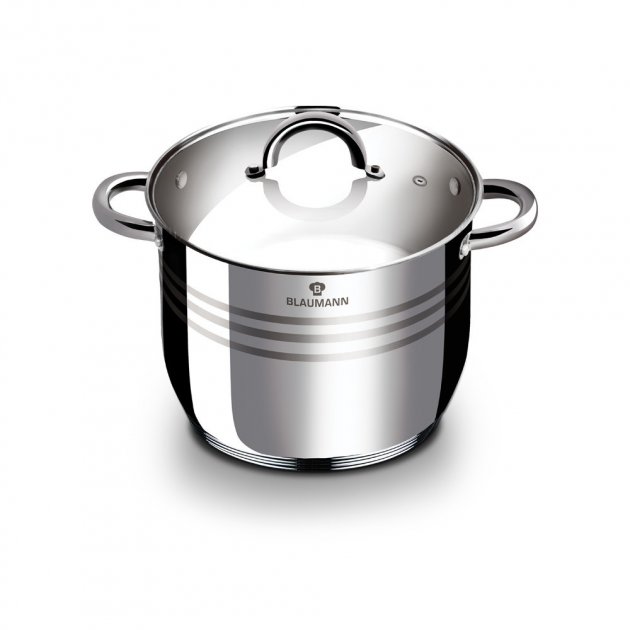 

Кастрюля со стеклянной крышкой 12,5 л Blaumann Gourmet Line BL-1012A