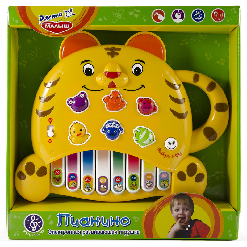 

Развивающая игрушка Mommy Love пианино Тигренок (8806-6)