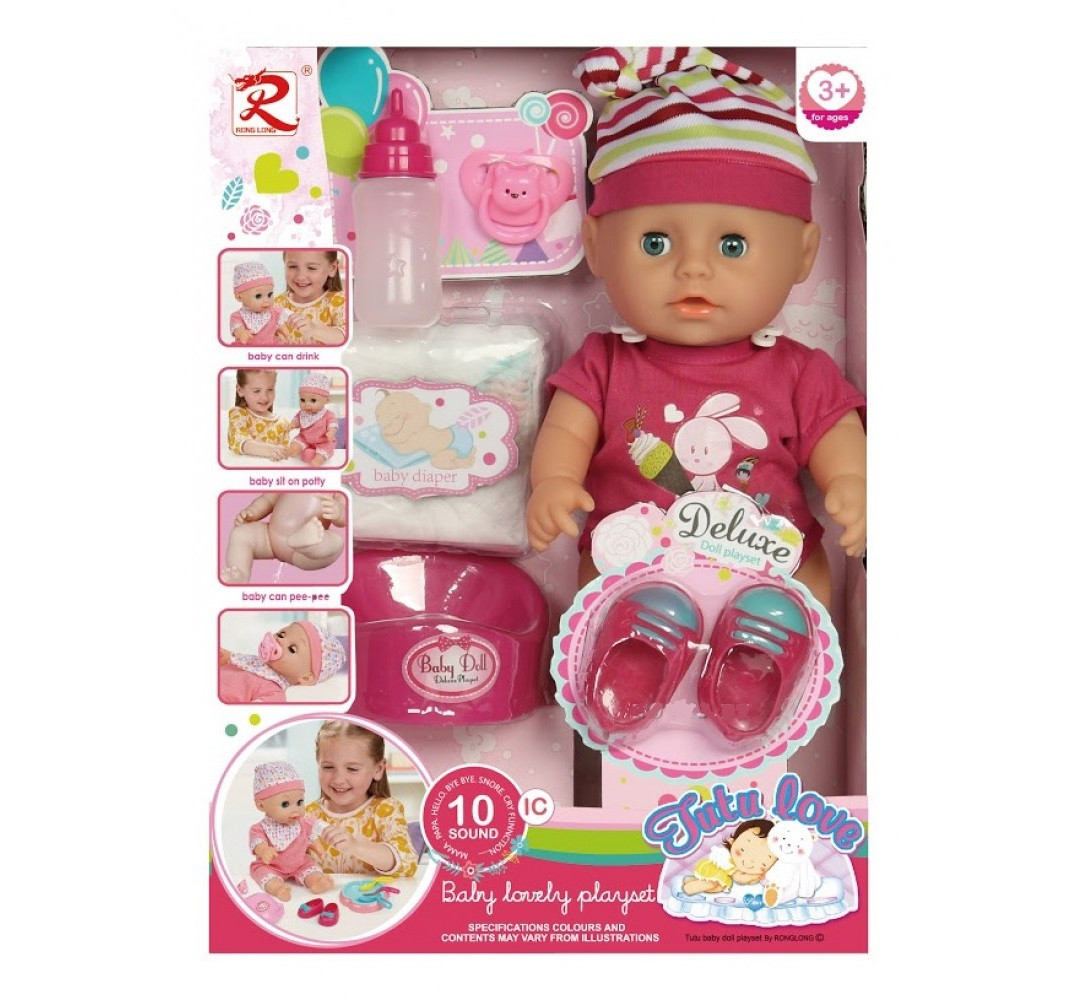 

Кукла Tutu love пупс интерактивный с горшком 28 см (8263)