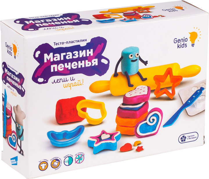 

Игровой набор пластилина Genio Kids Магазин печенья 400 г (TA1038V)