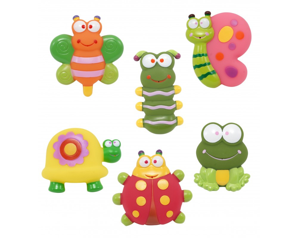 

Набор игрушек Baby Team для ванны Садовые друзья 6 шт (9057)