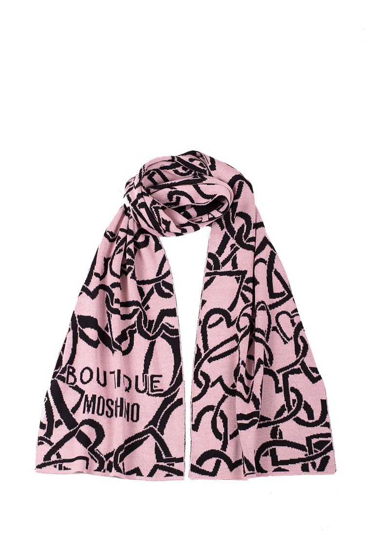 

Шарф Moschino женский пудровый