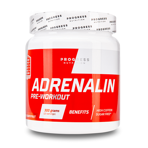 

Передтренувальні комплекси та енергетики Progress Nutrition Adrenaline, 300 г
