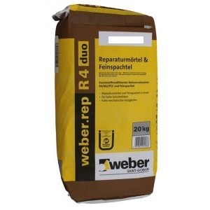 

Смесь для ремонта бетона Weber weber.rep R4 duo, 20кг
