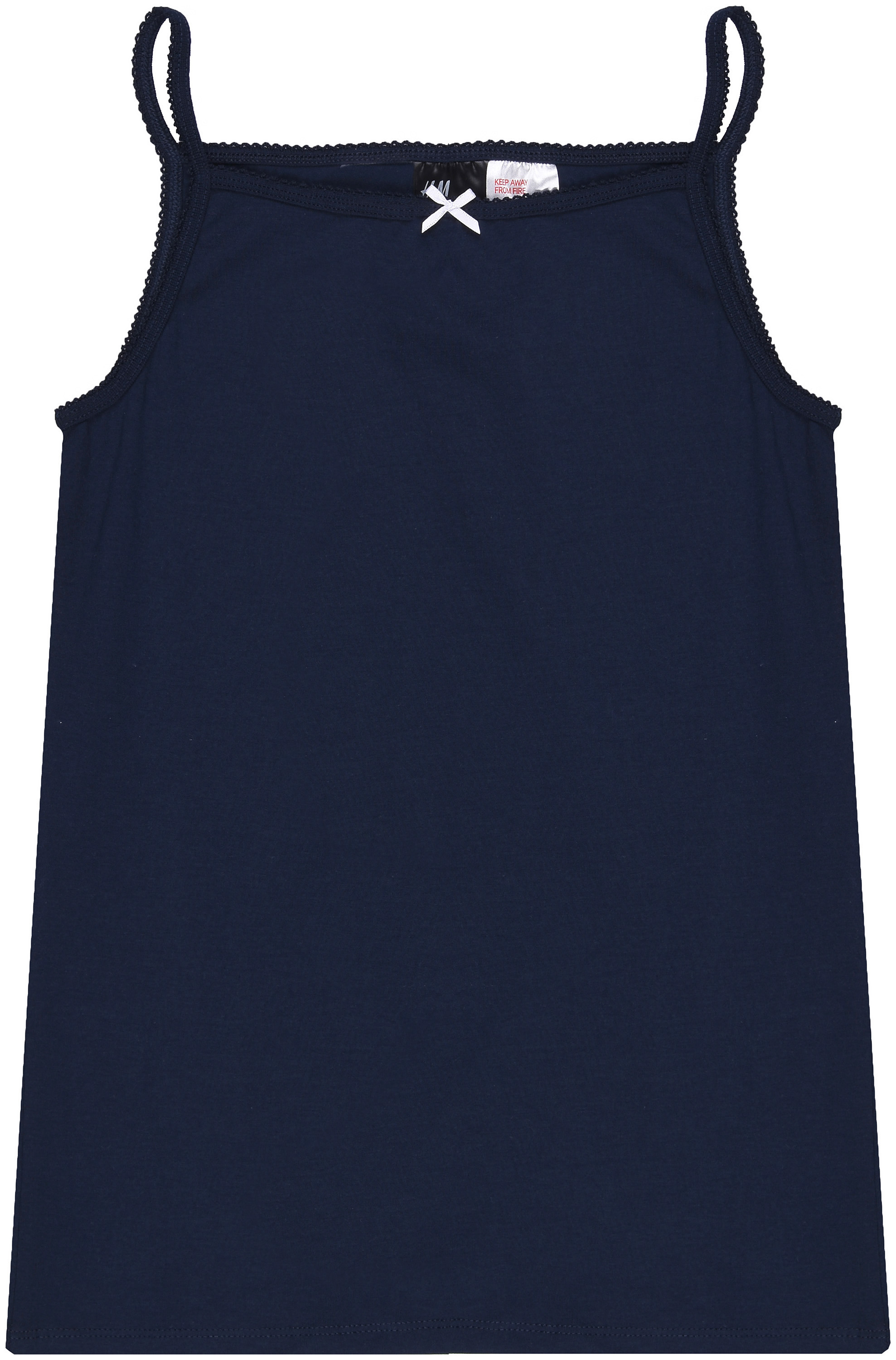 

Майка H&M 5hm01120338 170 см Темно-синяя