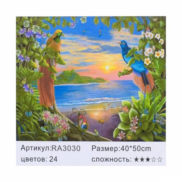 

Картина по номерам Bambi RA 3030 "Птицы", 40х50 см (BAM005845)
