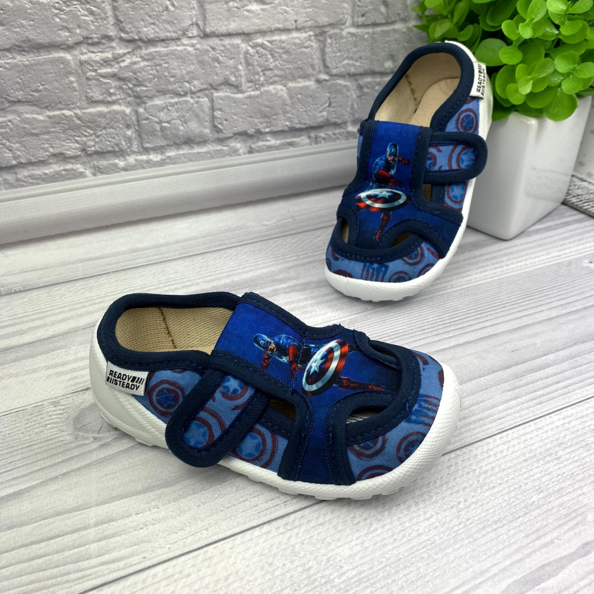 

Тапочки для мальчика Ready Steady 1033 р.25 16,2 см синие