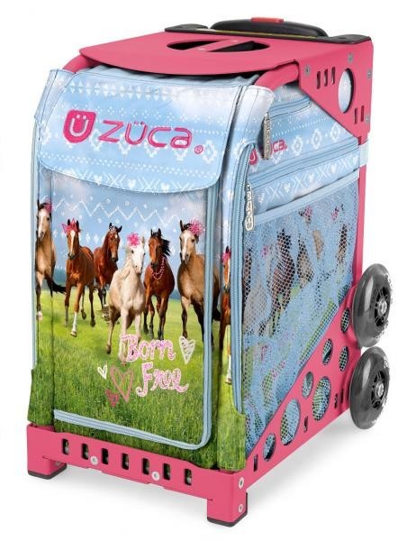 

Сумка для коньков и роликов Sport Born Free в розовой раме Zuca