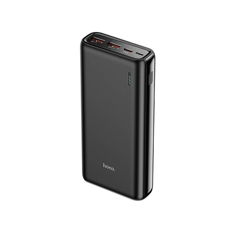 

УМБ Powerbank HOCO Premium fully compatible power bank J80A 20000mAh |2USB/1Type-C, 22.5W, 5A, QC/PD| Black