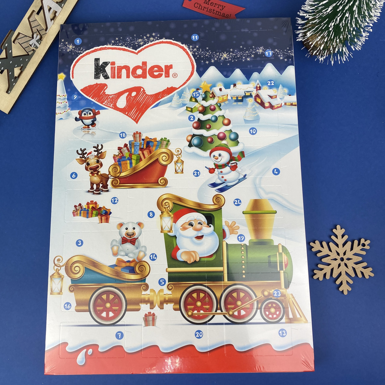 Новогодний адвент календарь Kinder 135 г – купить в Украине - ROZETKA ...