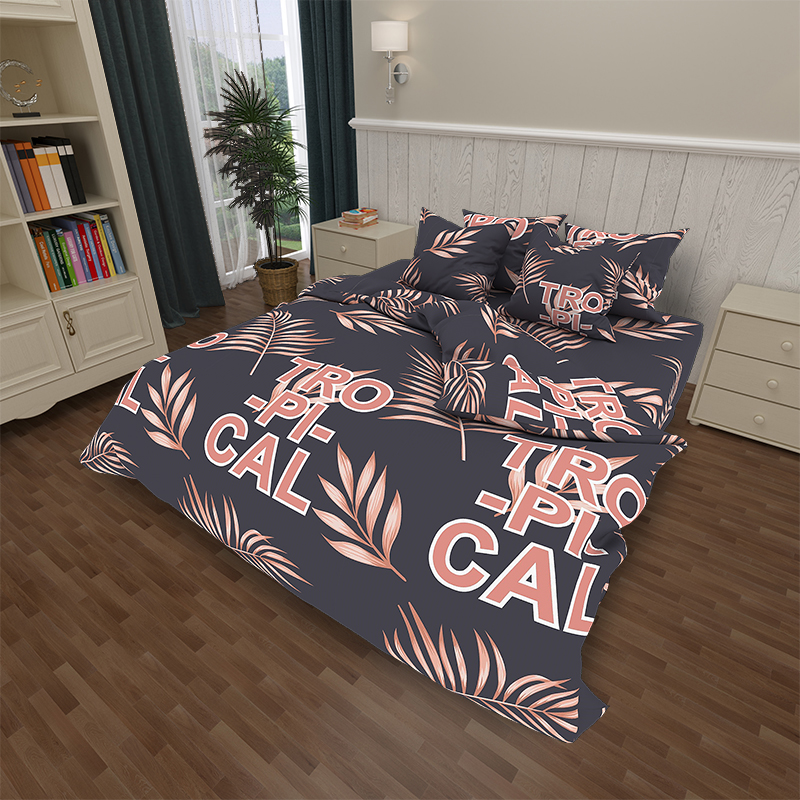 

Комплект постельного белья Уютная Жизнь Бязь Голд Семейный 150x220x2 (K-G-N-7780)