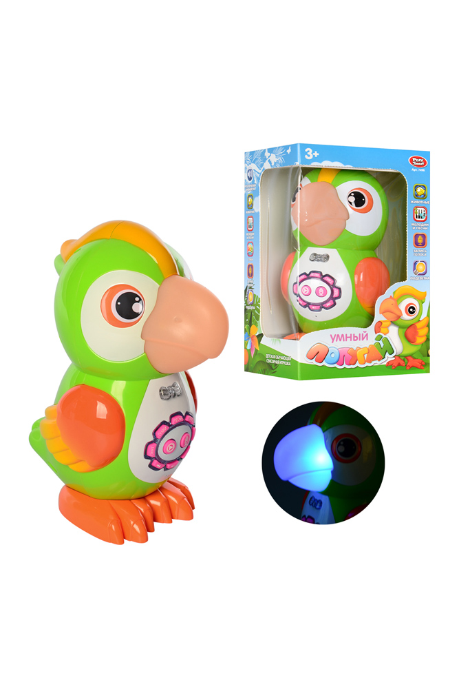 

Аудіо-казки "Розумний папуга" інтерактивний Joy Toy різнокольоровий (SKT000524359)