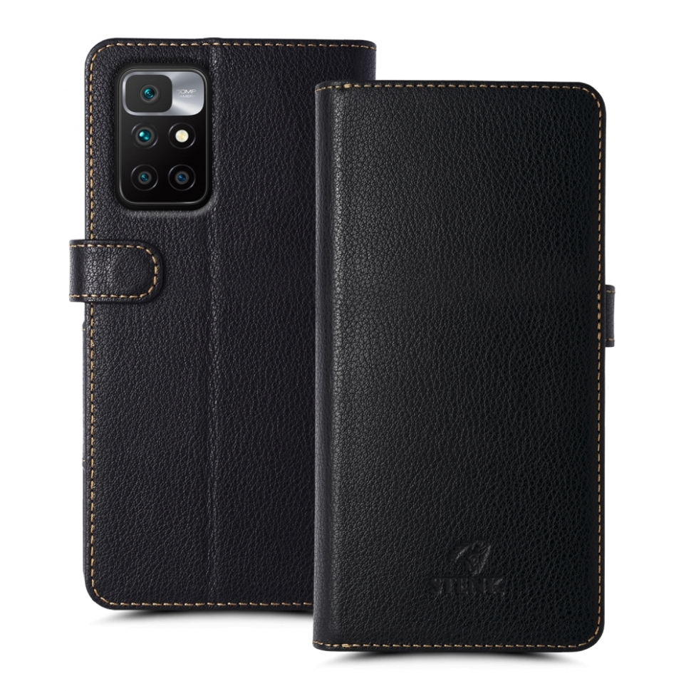 

Чехол книжка Stenk Wallet для Xiaomi Redmi 10 Черный