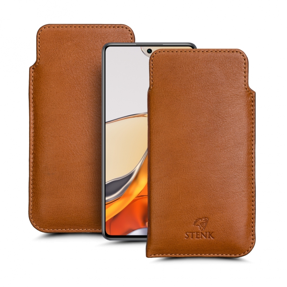 

Футляр Stenk Elegance для Xiaomi 11T Pro Camel