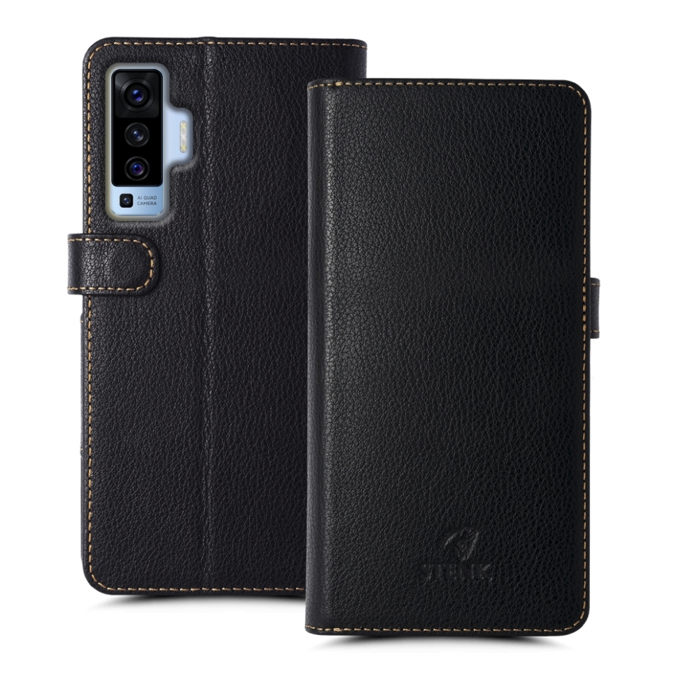 

Чехол книжка Stenk Wallet для Vivo X50 Черный
