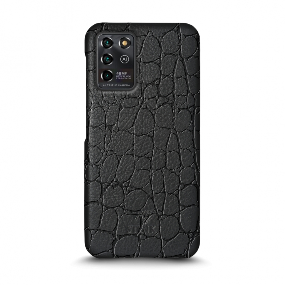 

Кожаная накладка Stenk Reptile Cover для ZTE Blade V30 Vita Чёрная