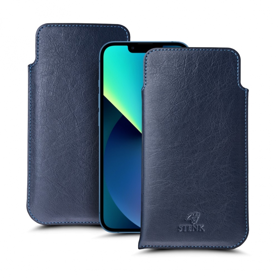 

Футляр Stenk Elegance для Apple iPhone 13 Синий