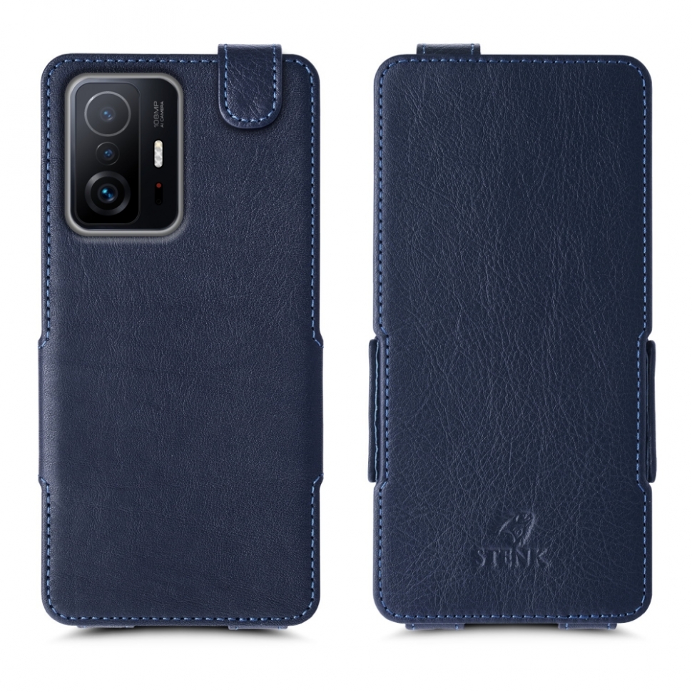 

Чехол флип Stenk Prime для Xiaomi 11T Синий