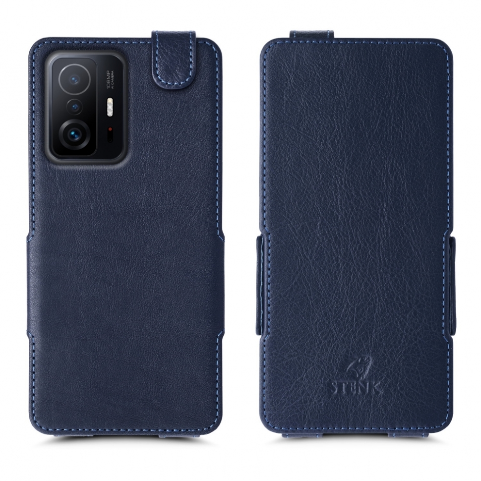 

Чехол флип Stenk Prime для Xiaomi 11T Pro Синий
