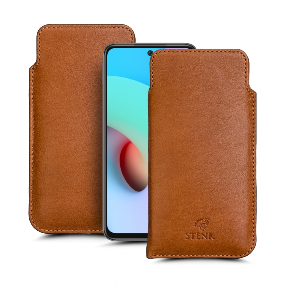 

Футляр Stenk Elegance для Xiaomi Redmi 10 Camel