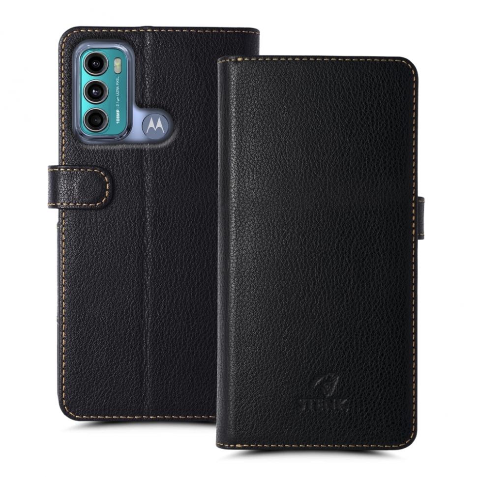 

Чехол книжка Stenk Wallet для Motorola Moto G60 Черный