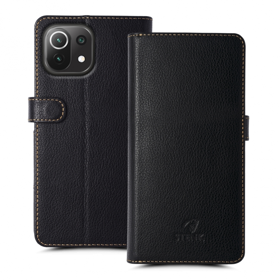 

Чехол книжка Stenk Wallet для Xiaomi 11 Lite 5G NE Черный