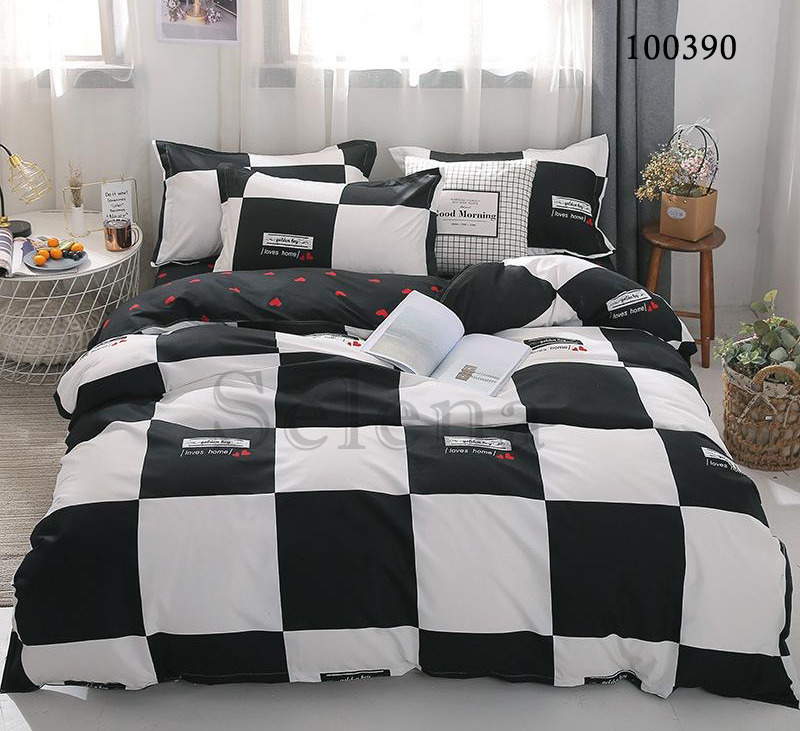 

Постельное белье бязь люкс Selena Дуэль 100390 Евро