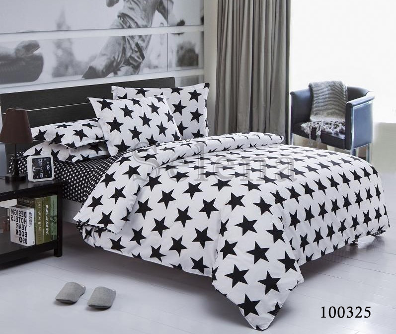 

Постельное белье из бязи люкс Selena Звездный бум 100325 Двуспальный