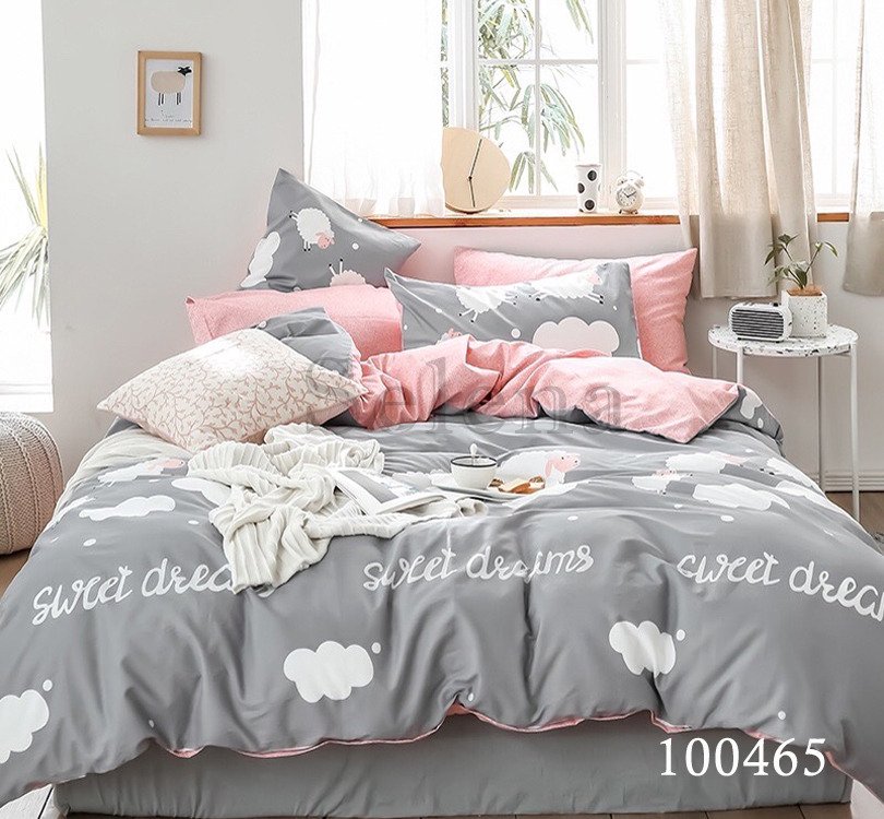 

Постельное белье бязь люкс Selena Овечки малышки 100465 Евро