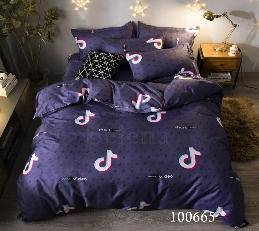 

Постельное белье бязь люкс Selena Видео 100665 Евро