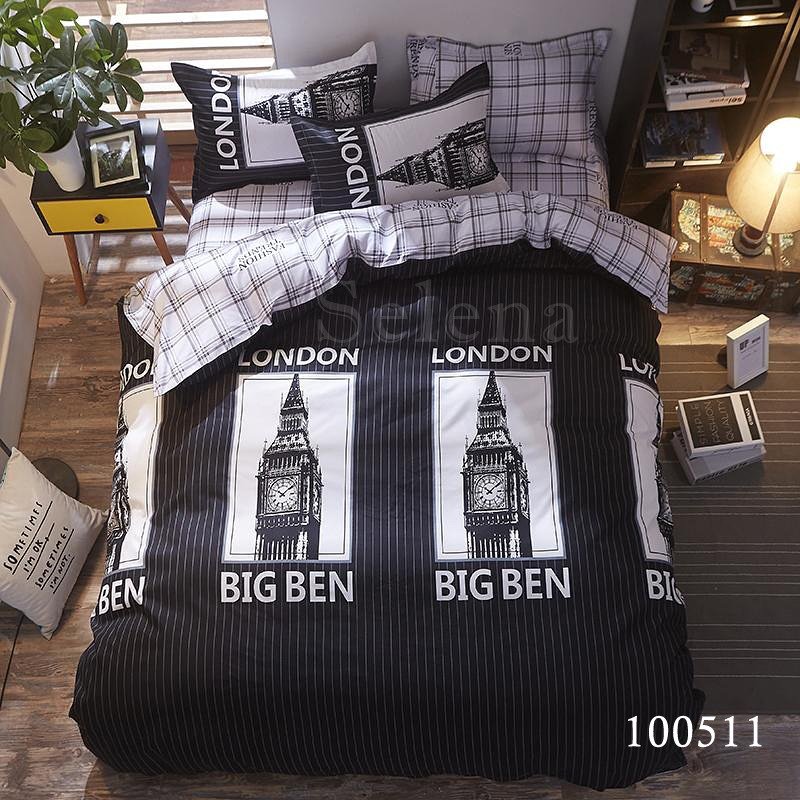 

Постельное белье из бязи люкс Selena Big Ben 100511 Семейный
