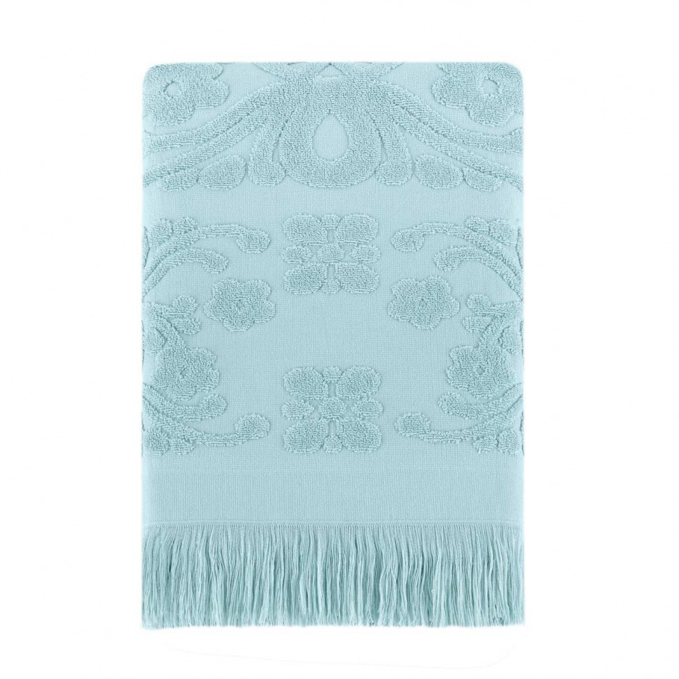 

Полотенце с бахромой Arya Isabel Soft мятное 100x150