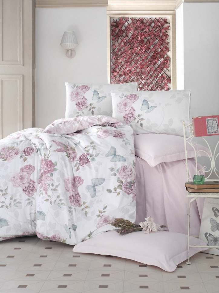 

Постельное белье Cotton Box Rosella Pembe евро 010077409
