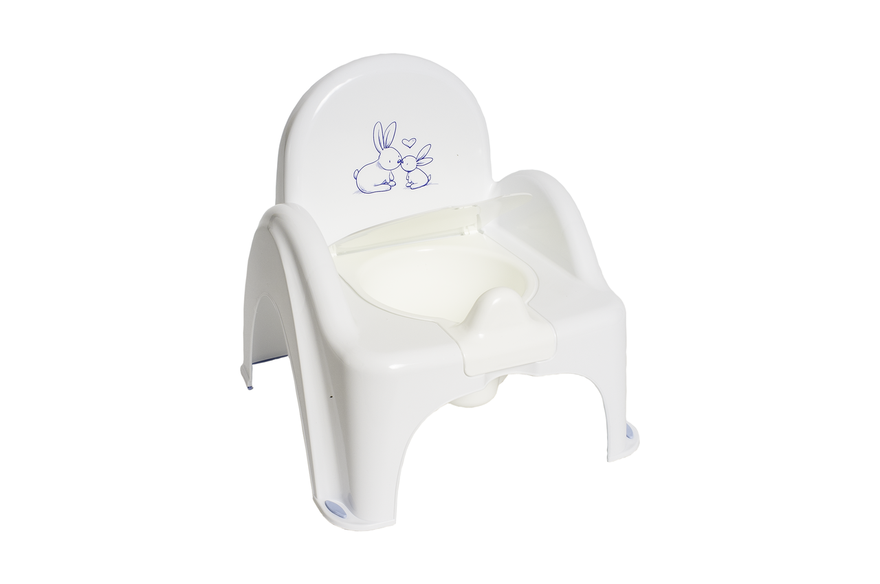 

Горшок кресло пластиковый со спинкой Tegababy, белый (KR-012-103)