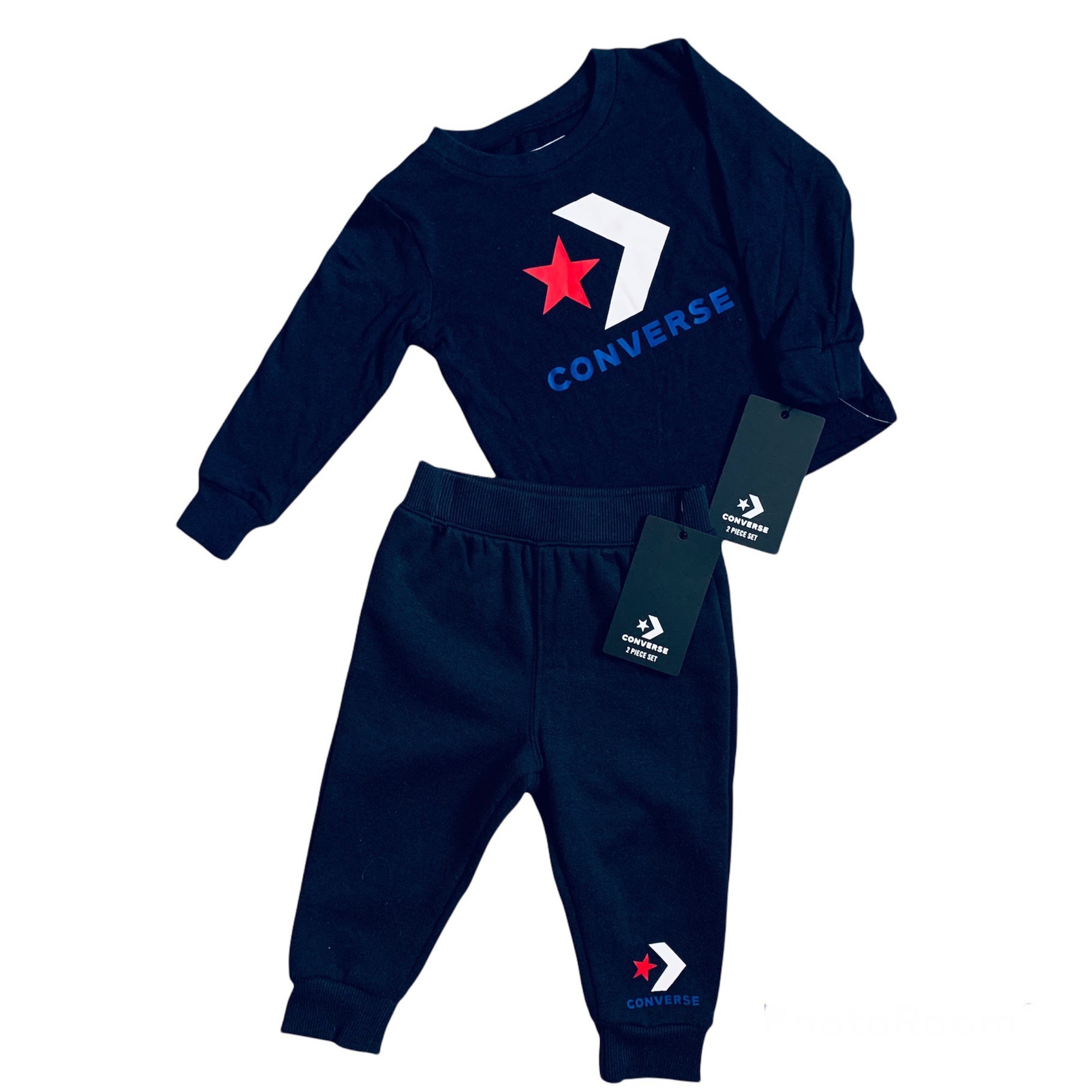 

Костюм (лонгслив + штаны) Converse 74-80 см Синий