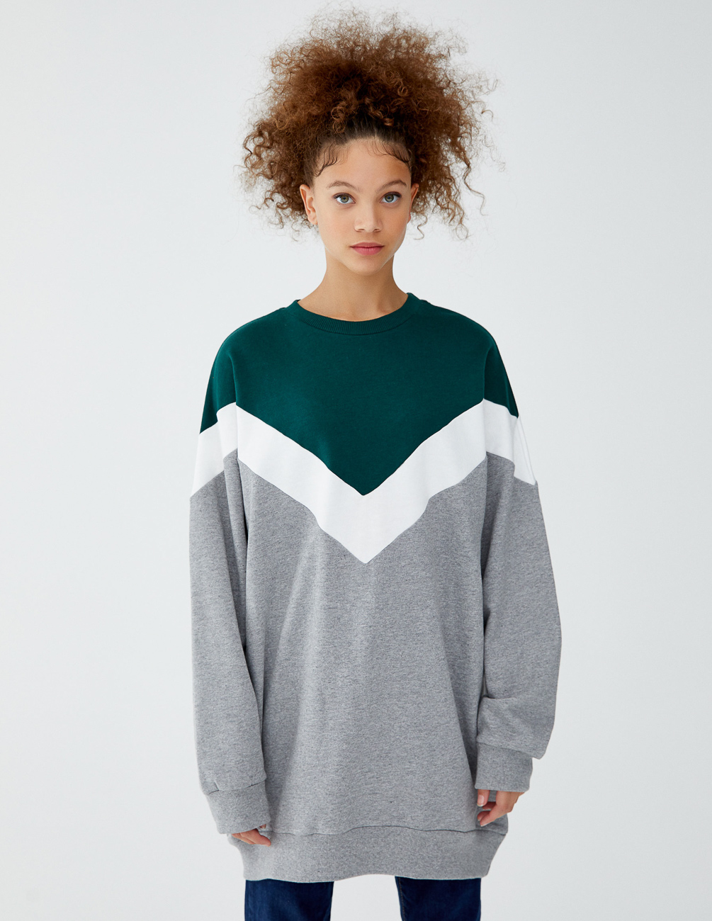 

Платье PULL & BEAR Ж1078228 (9393/367/812) цвет серый M